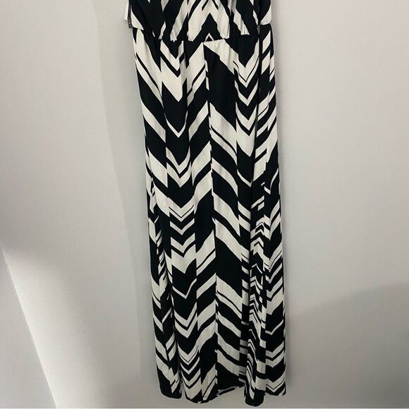 Bcx Women’s Halter Neck Black and White Maxi Dress S - Picture 5 of 5